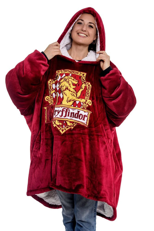 Harry Potter Oversized Hoodie Blanket Gryffindor - FanofThings.co.uk