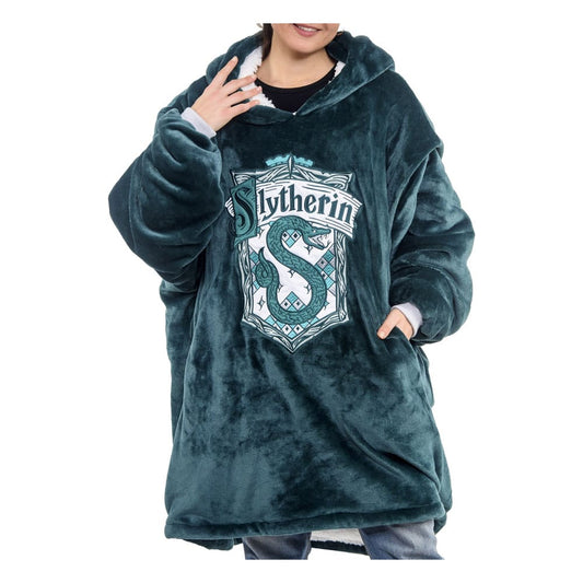 Harry Potter Oversized Hoodie Blanket Slytherin - FanofThings.co.uk