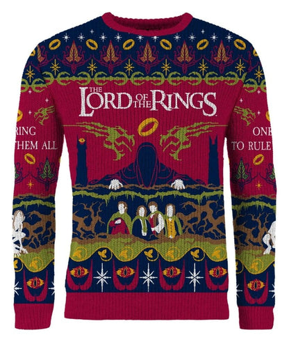 Lord Of The Rings Christmas Sweater One Sweater To Rule Them All Size XXL