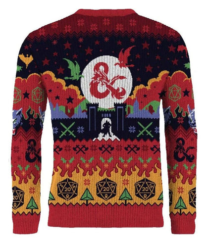 Dungeons & Dragons Christmas Sweater Size L