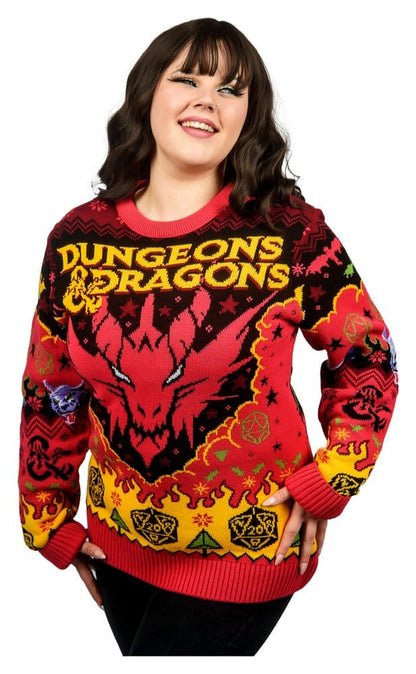 Dungeons & Dragons Christmas Sweater Size M