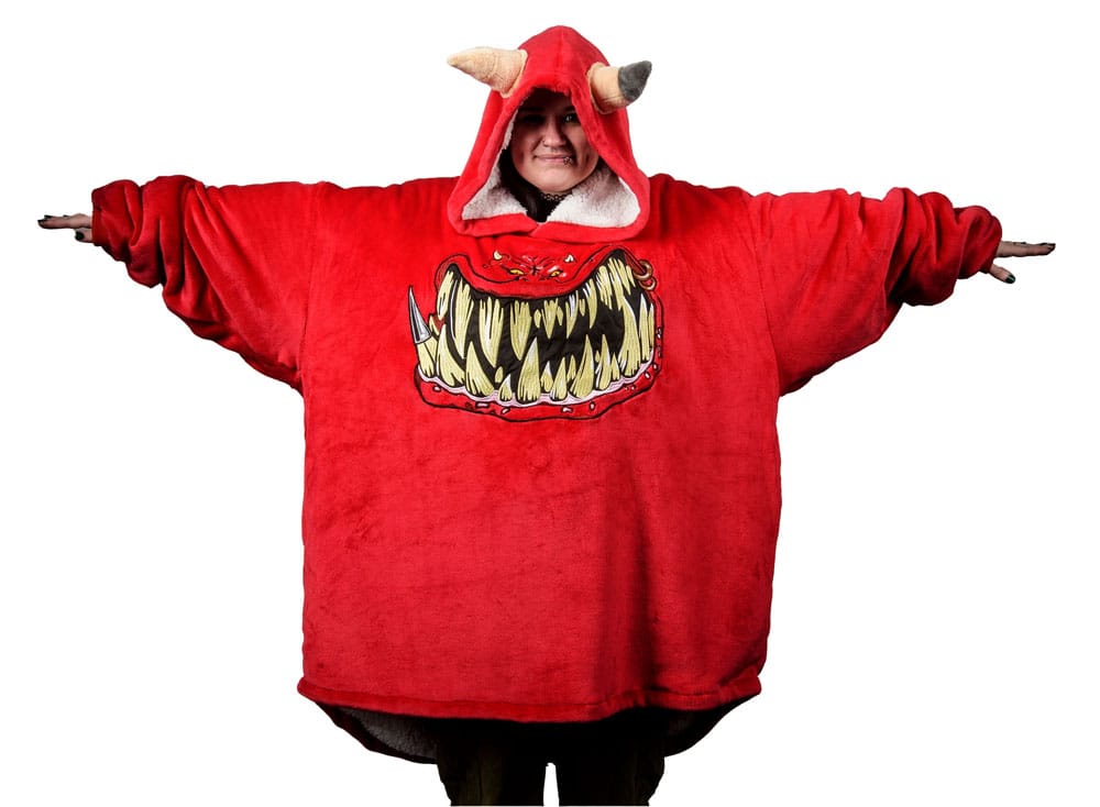 Warhammer 40K Oversized Hoodie Blanket Squig Red - FanofThings.co.uk