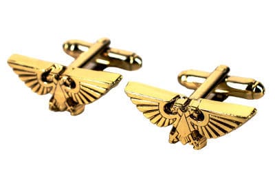 Warhammer 40,000 Cufflinks Imperium - FanofThings.co.uk