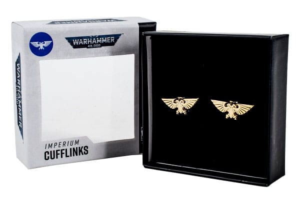 Warhammer 40,000 Cufflinks Imperium - FanofThings.co.uk