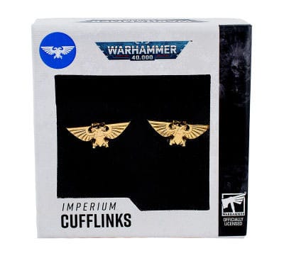 Warhammer 40,000 Cufflinks Imperium - FanofThings.co.uk