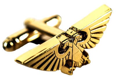 Warhammer 40,000 Cufflinks Imperium - FanofThings.co.uk