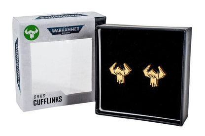 Warhammer 40,000 Cufflinks Orks - FanofThings.co.uk