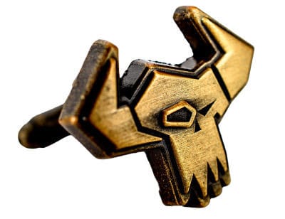 Warhammer 40,000 Cufflinks Orks - FanofThings.co.uk