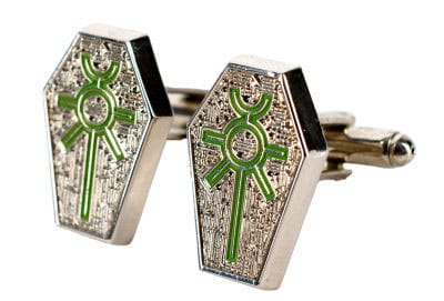Warhammer 40,000 Cufflinks Necrons Pins & Brooches