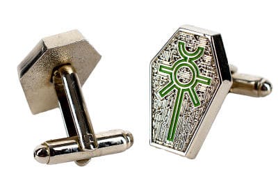 Warhammer 40,000 Cufflinks Necrons - FanofThings.co.uk