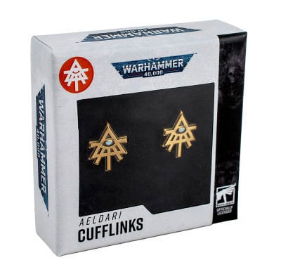 Warhammer 40,000 Cufflinks Aeldari - FanofThings.co.uk