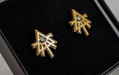 Warhammer 40,000 Cufflinks Aeldari - FanofThings.co.uk