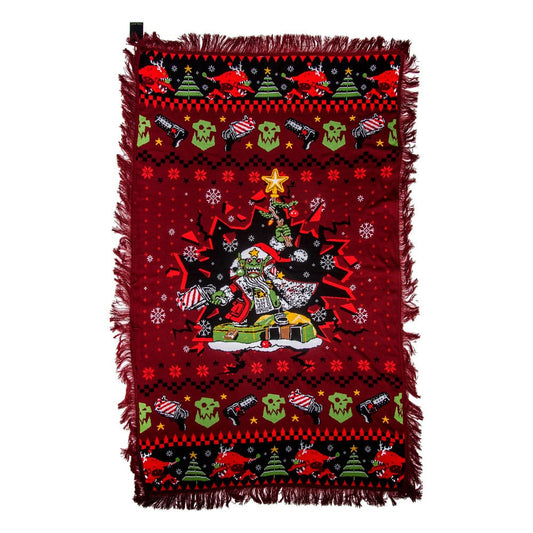 Warhammer 40K Knitted blanket Gobbo Red 160 x 102 cm - FanofThings.co.uk
