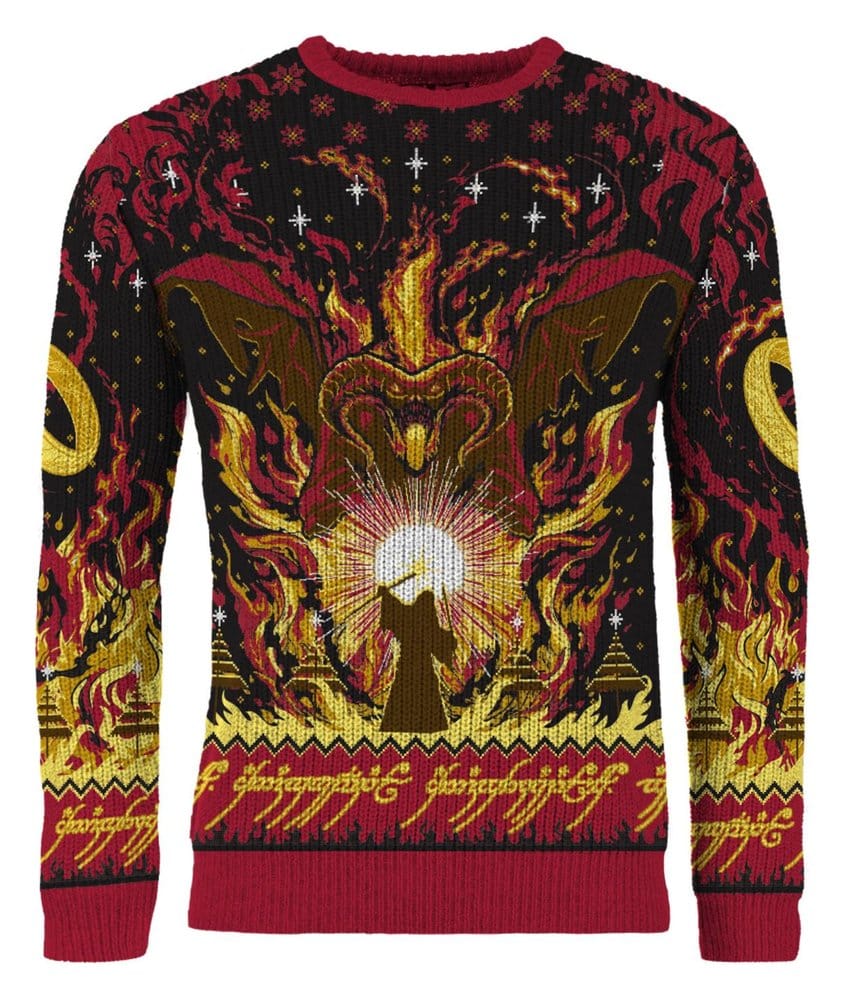 Lord of the Rings Christmas Sweater Balrog Size XS