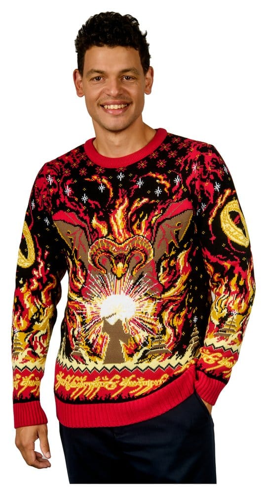 Lord of the Rings Christmas Sweater Balrog Size S