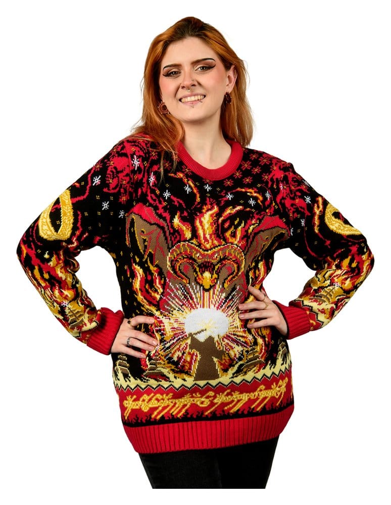 Lord of the Rings Christmas Sweater Balrog Size XS
