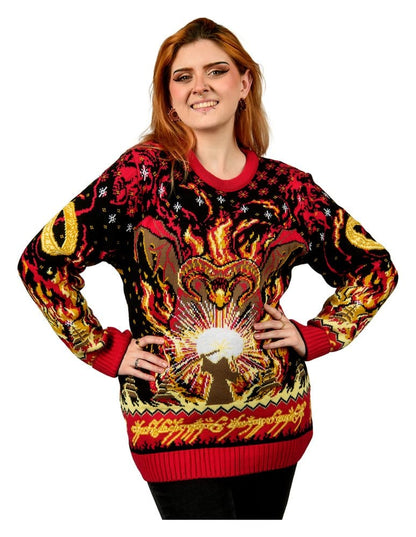Lord of the Rings Christmas Sweater Balrog Size XXL