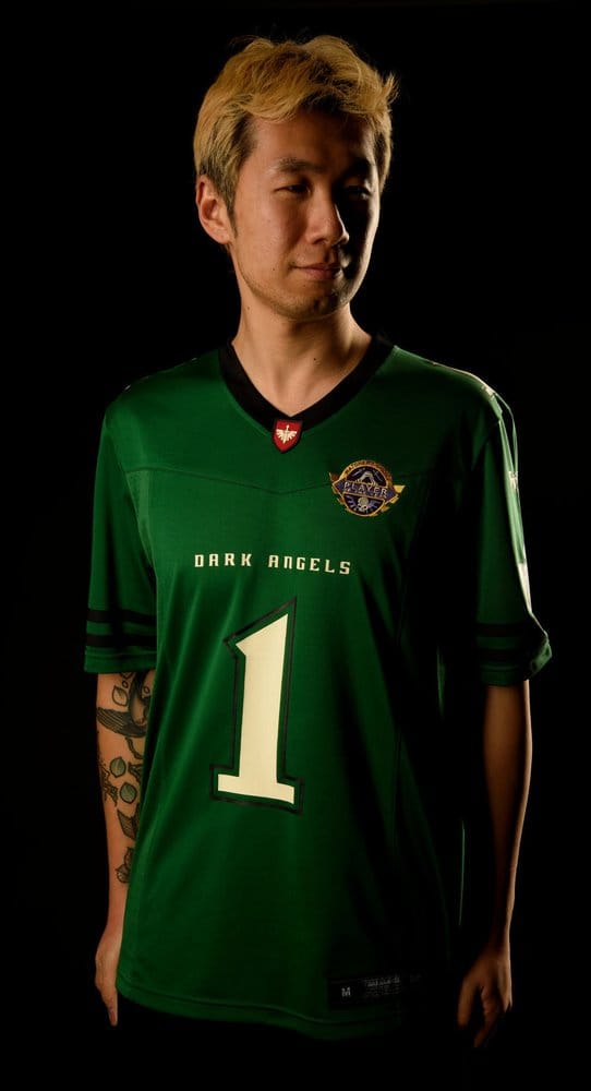 Warhammer 40,000 Sports Jersey Shirt Dark Angels