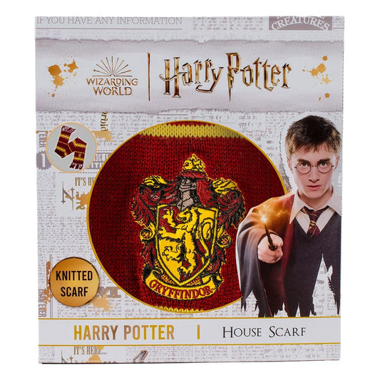 Harry Potter Scarf Gryffindor Thin Stripes (Boxed) 160 cm - FanofThings.co.uk