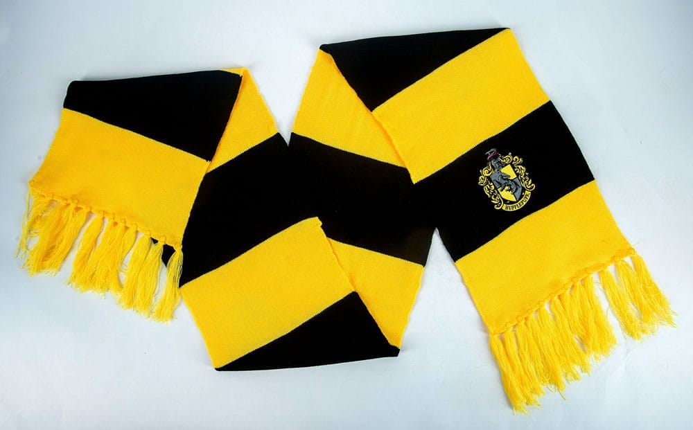 Harry Potter Scarf Hufflepuff Bold Stripes (Boxed) 160 cm - FanofThings.co.uk