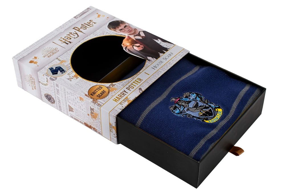 Harry Potter Scarf Ravenclaw Thin Stripes (Boxed) 160 cm - FanofThings.co.uk