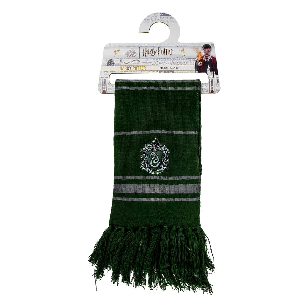 Harry Potter Scarf Slytherin Thin Stripes (Hanger) 160 cm - FanofThings.co.uk