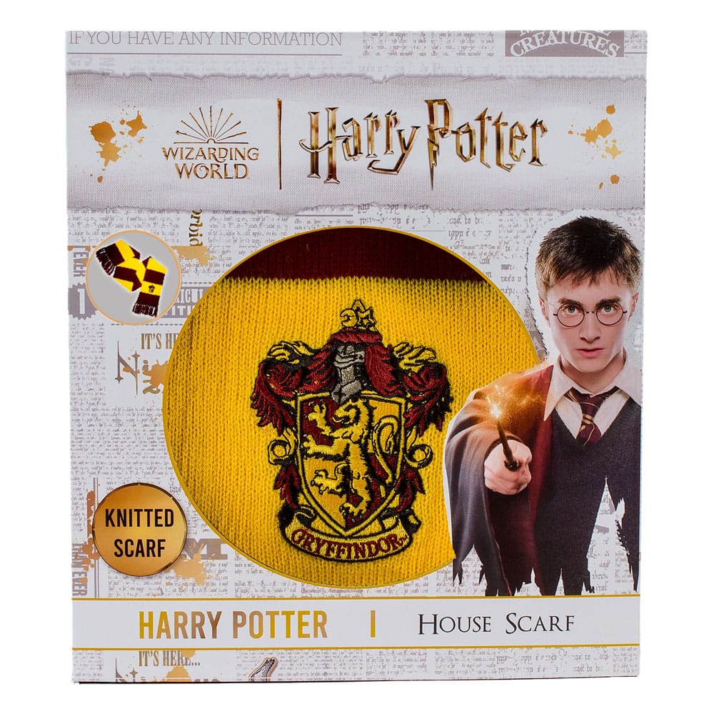 Harry Potter Scarf Gryffindor Bold Stripes (Boxed) 160 cm - FanofThings.co.uk