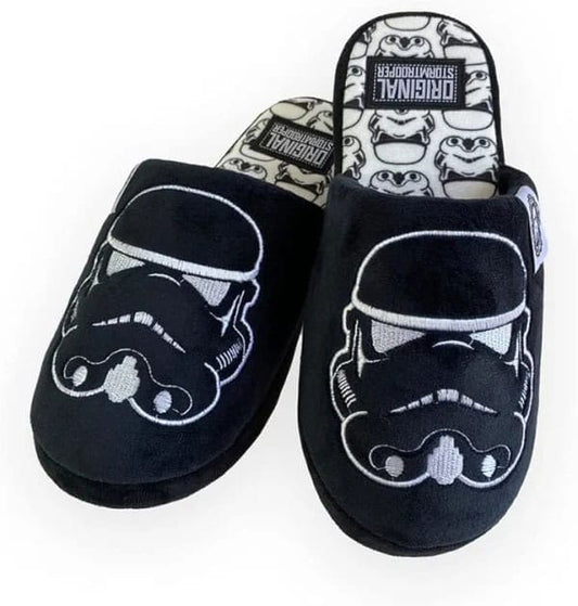 Star Wars Original Stormtrooper Slippers Black EU 8 - 10 - FanofThings.co.uk