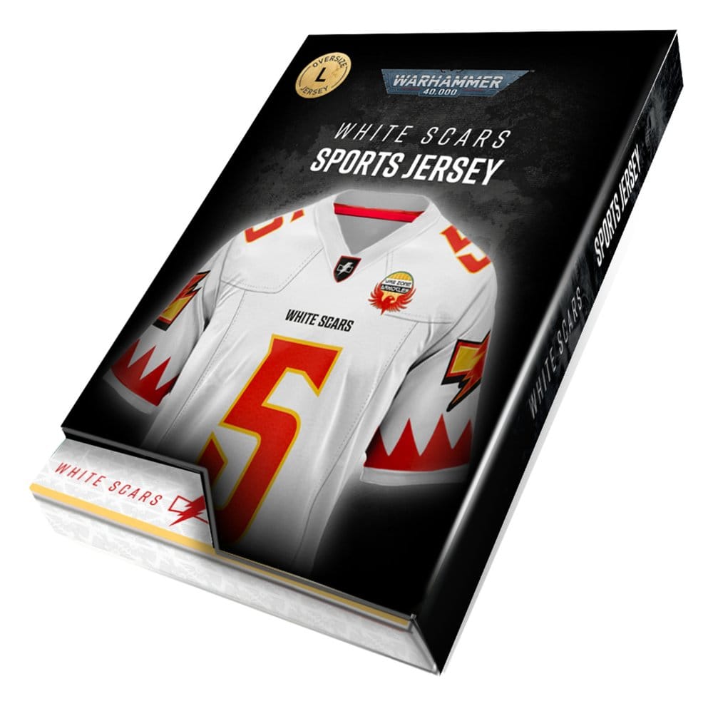 Warhammer 40,000 Sports Jersey Shirt White Scar - L