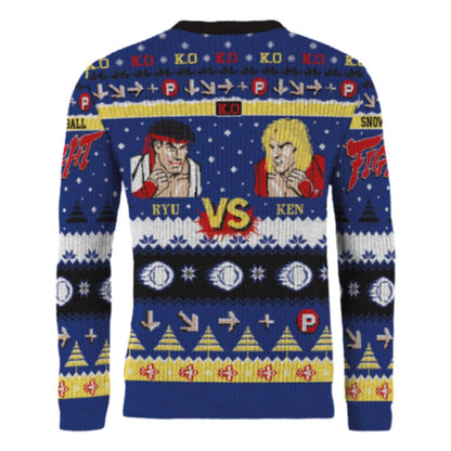 Street Fighter Christmas Sweater Ryu & Ken