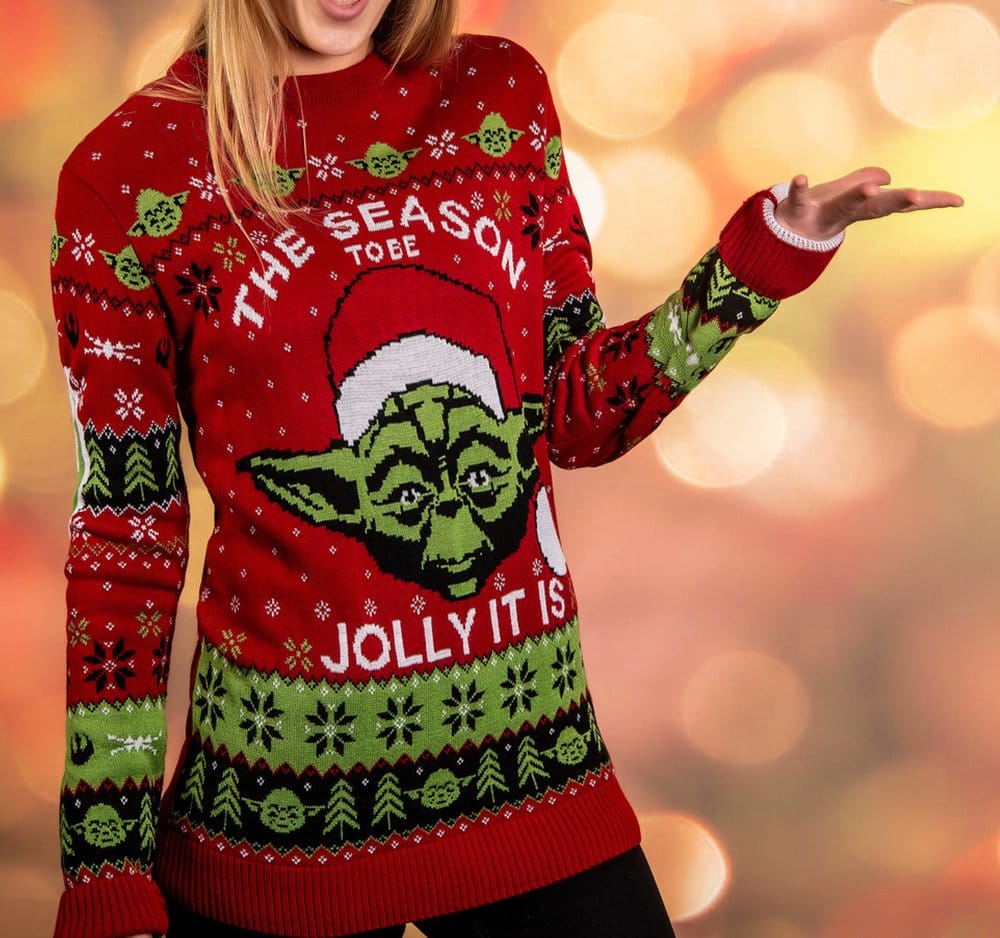 Star Wars Christmas Sweater Yoda Size XS
