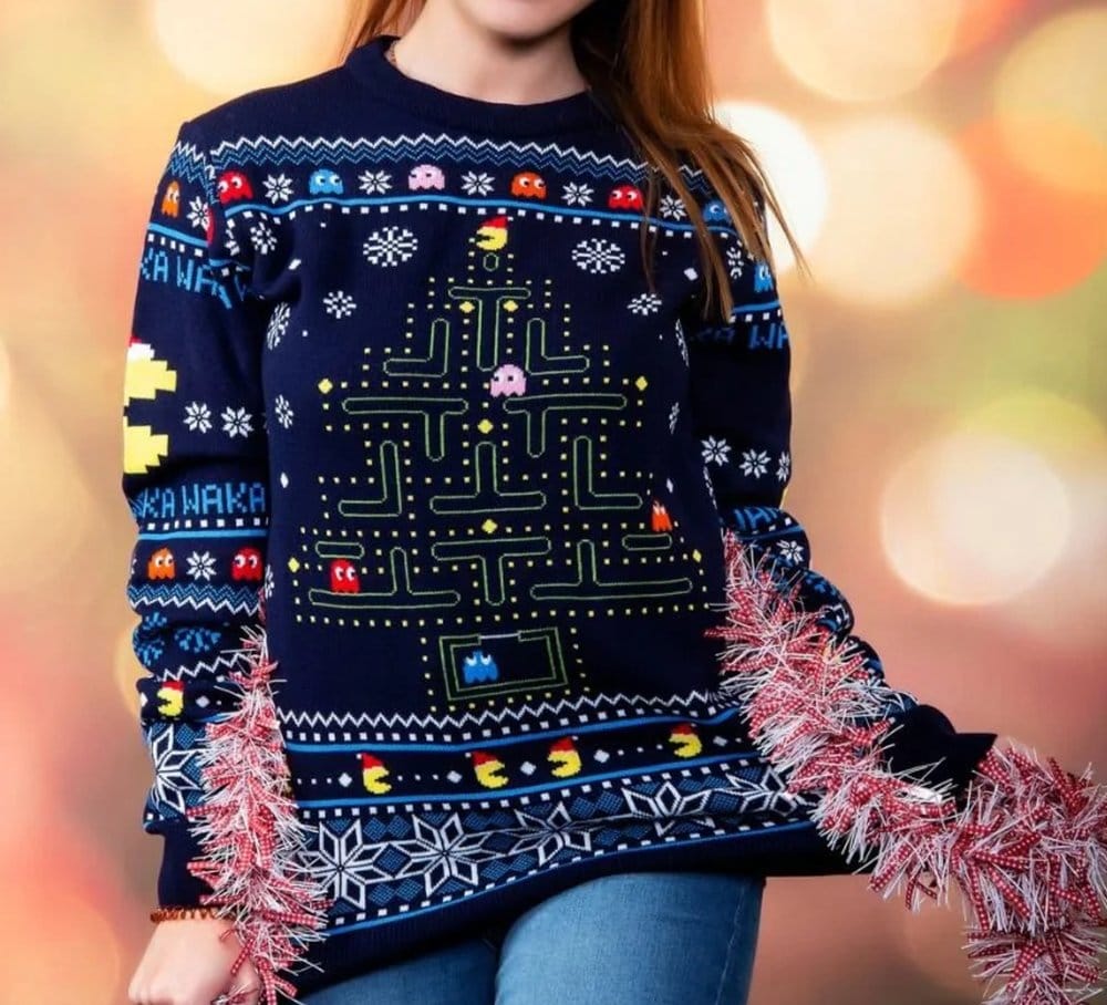 Pac-Man Christmas Sweater