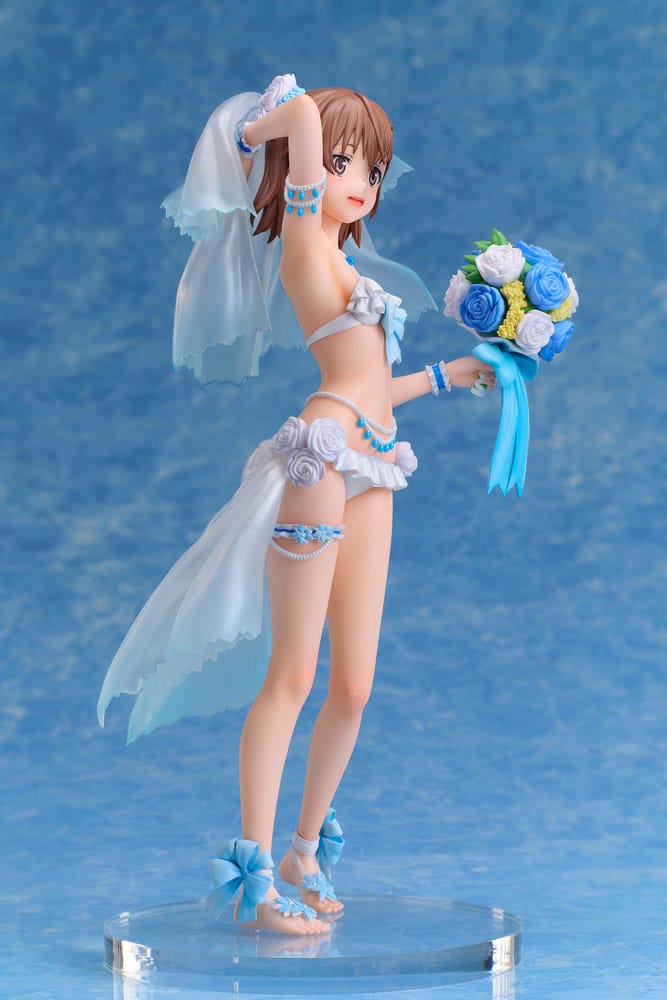 A Certain Scientific Railgun T PVC Statue 1/7 Mikoto Misaka Wedding Swimsuit Ver. 25 cm A-DIMENSION