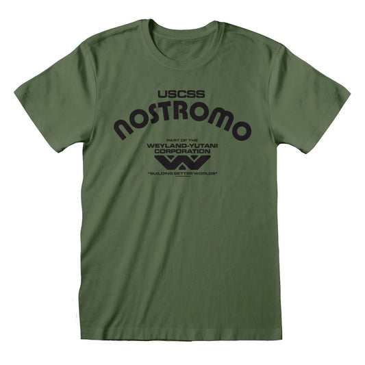 Alien T-Shirt Retro Nostromo  Size L - FanofThings.co.uk