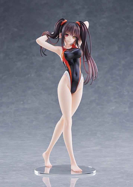 Date A Live Swimsuit Silhouette PVC Figure 1/7 Kurumi Tokisaki Swimwear Ver. 24 cm