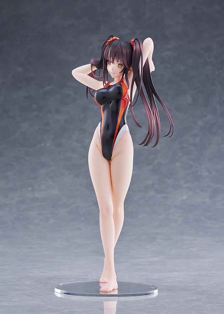 Date A Live Swimsuit Silhouette PVC Figure 1/7 Kurumi Tokisaki Swimwear Ver. 24 cm