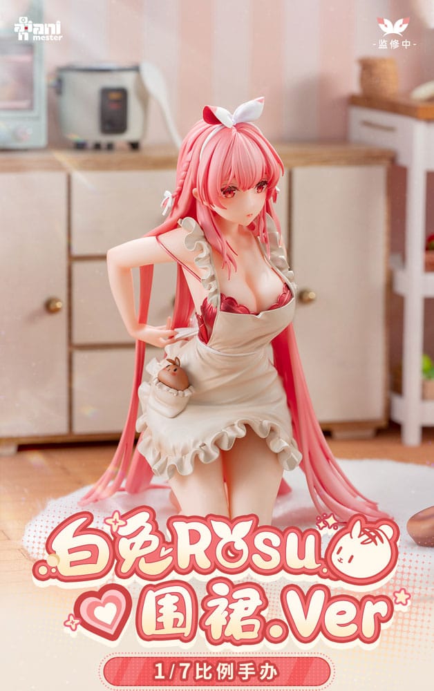Original Character Statue 1/7 White Rabbit Rosu 16 cm - FanofThings.co.uk