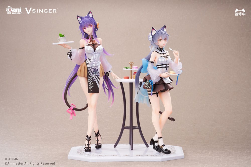 VSinger Luo Tianyi & Mo Qingxian Statue 1/7 2-Pack Luo Tianyi & Mo Qingxian Tea Time Melody Ver. - FanofThings.co.uk