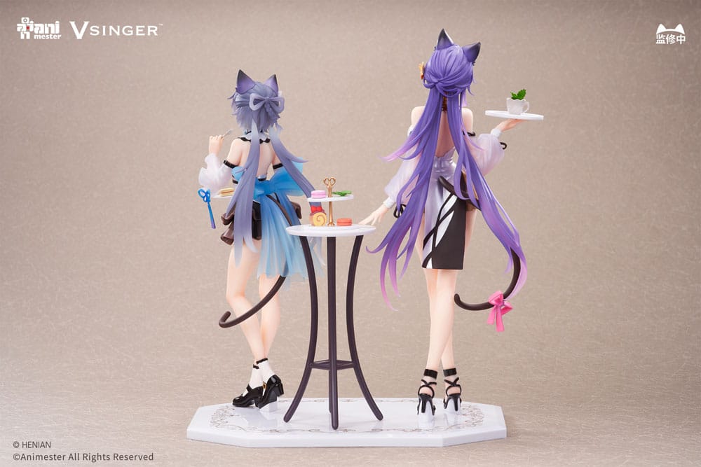 VSinger Luo Tianyi & Mo Qingxian Statue 1/7 2-Pack Luo Tianyi & Mo Qingxian Tea Time Melody Ver. - FanofThings.co.uk