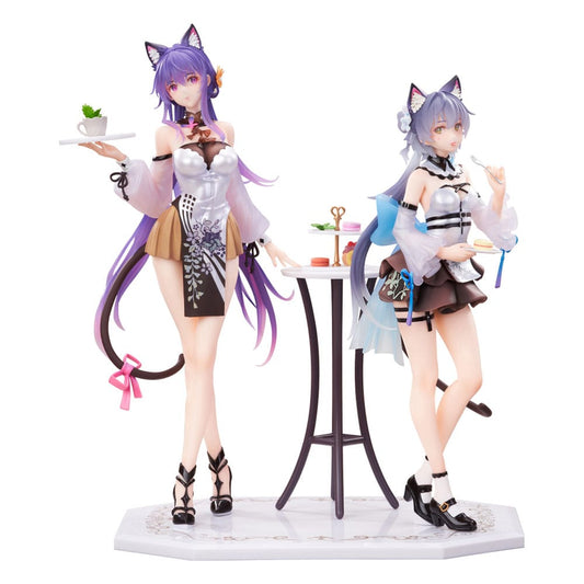 VSinger Luo Tianyi & Mo Qingxian Statue 1/7 2-Pack Luo Tianyi & Mo Qingxian Tea Time Melody Ver. - FanofThings.co.uk