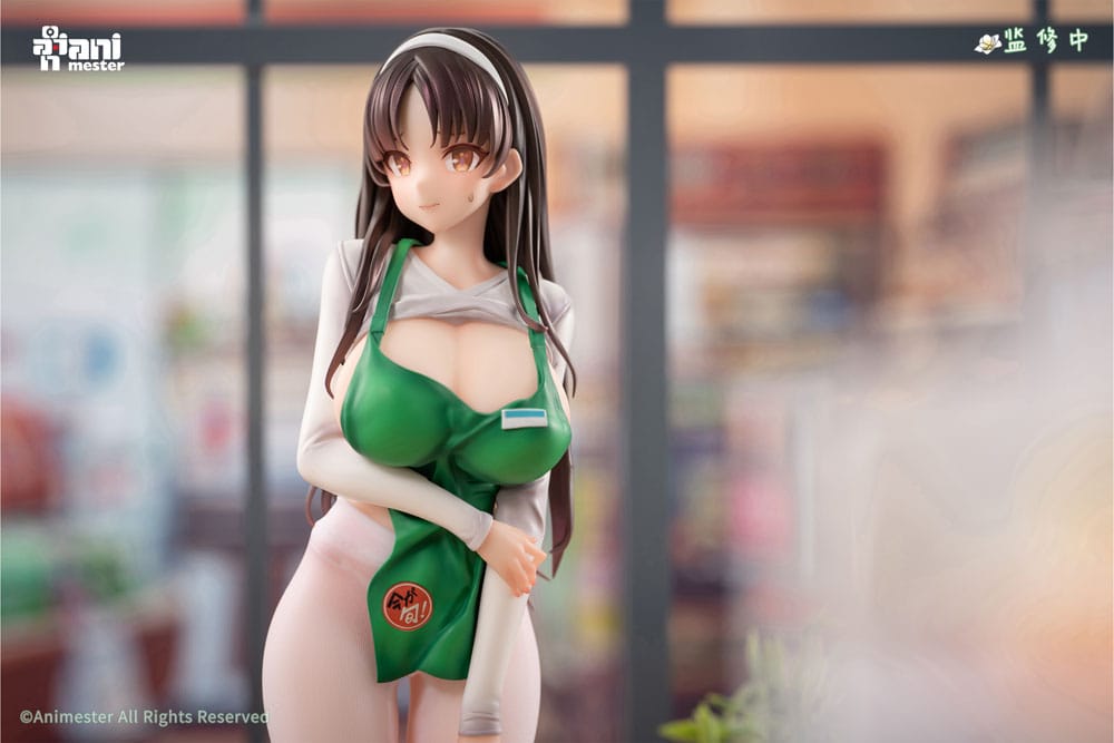 Original Character Statue 1/6 First Business! Mari Hanamiya the Gentle Shop Assistant illustration by POPQN 28 cm - FanofThings.co.uk