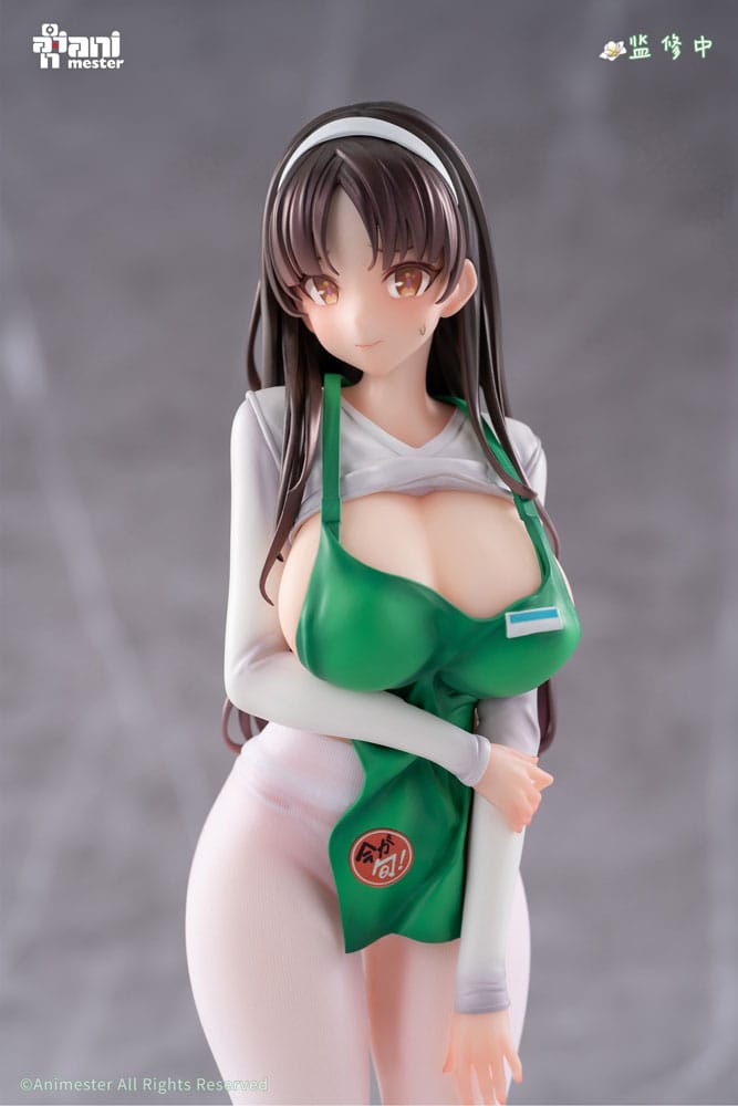Original Character Statue 1/6 First Business! Mari Hanamiya the Gentle Shop Assistant illustration by POPQN 28 cm - FanofThings.co.uk