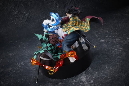 Demon Slayer: Kimetsu no Yaiba PVC Figure Tanjiro Kamado & Giyu Tomioka & Akaza 13 cm