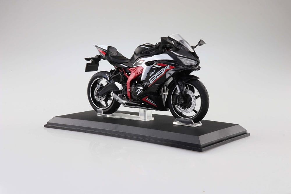 Diecast Bike Series Statue 1/12 Kawasaki Ninja ZX-25R Metallic Spark Black×Peal Flat Stardust White 16 cm - FanofThings.co.uk