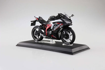 Diecast Bike Series Statue 1/12 Kawasaki Ninja ZX-25R Metallic Spark Black×Peal Flat Stardust White 16 cm - FanofThings.co.uk