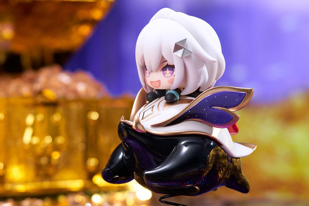 Honkai: Star Rail PVC Statue Hu Tao Chibi Topaz & Numby Chibi Chara Yurayura Stand 10 cm - FanofThings.co.uk
