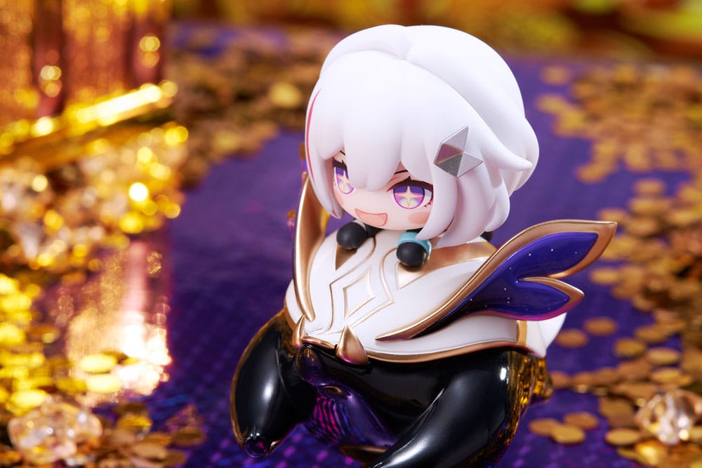 Honkai: Star Rail PVC Statue Hu Tao Chibi Topaz & Numby Chibi Chara Yurayura Stand 10 cm - FanofThings.co.uk