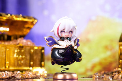 Honkai: Star Rail PVC Statue Hu Tao Chibi Topaz & Numby Chibi Chara Yurayura Stand 10 cm - FanofThings.co.uk