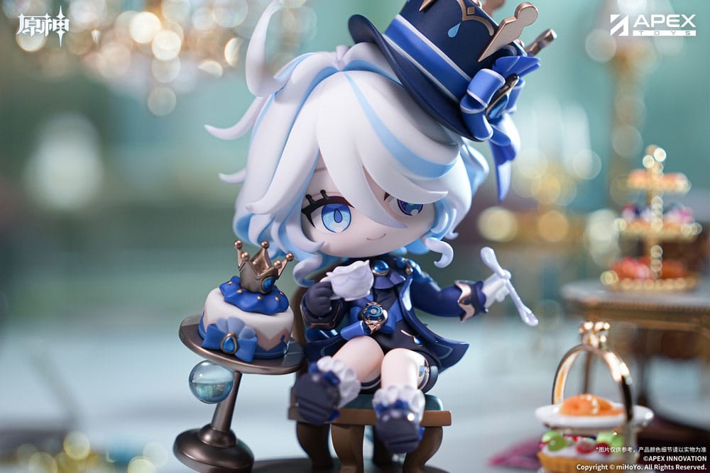 Genshin Impact PVC Statue Furina Amai Gogo no Sanbika Chibi Chara Ver. 13 cm APEX