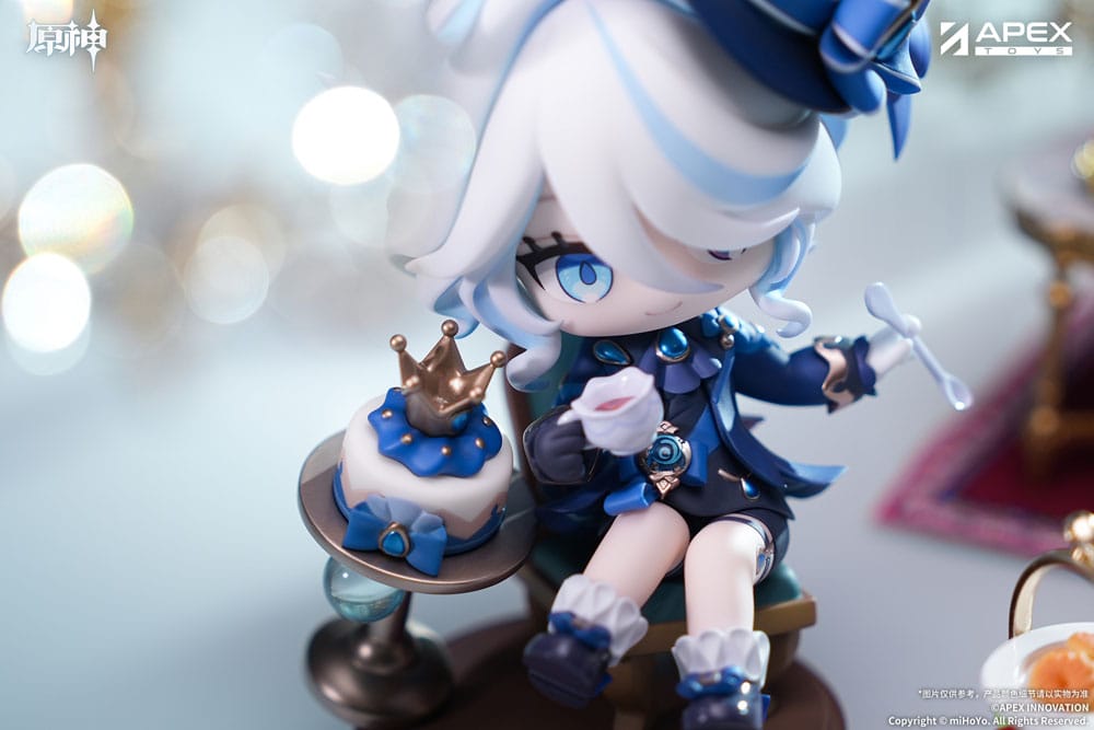 Genshin Impact PVC Statue Furina Amai Gogo no Sanbika Chibi Chara Ver. 13 cm APEX